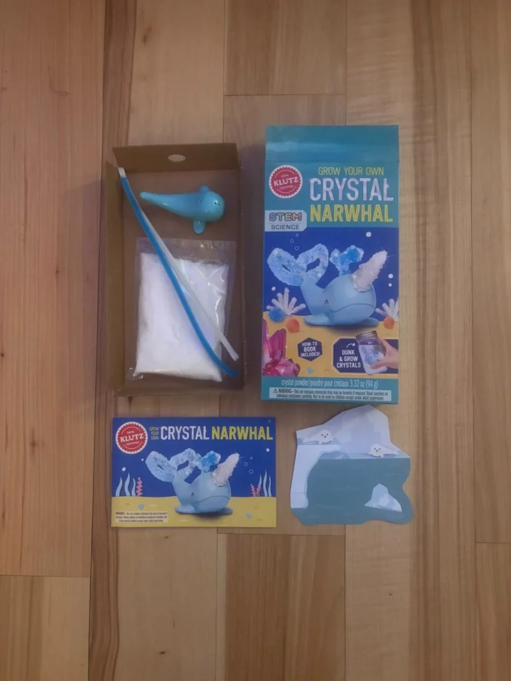 Grow Your Own Crystal Narwhal Kit